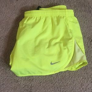 Neon Nike Women's Dri-Fit Shorts